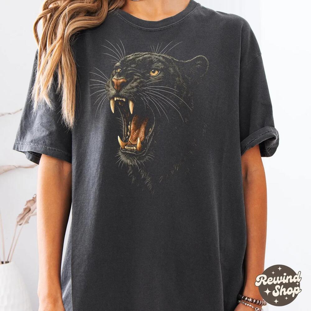 Panther Roar Game Day Shirt Retro Carolina Panthers Graphic Tee S Tshirt